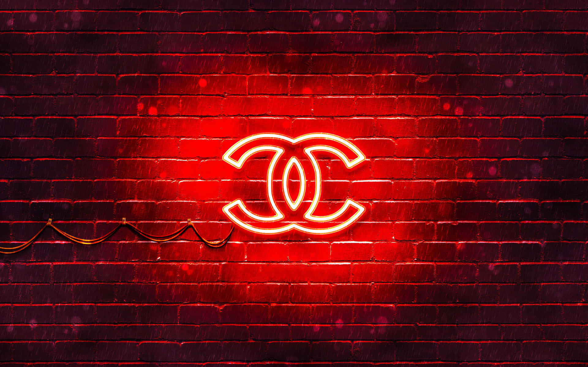 Neon Red Aesthetic Wallpaper