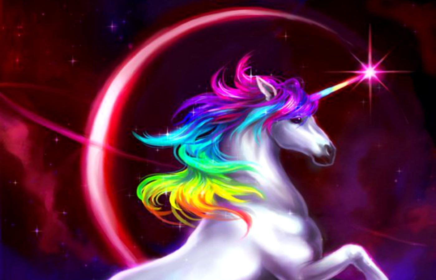 Cute Rainbow Unicorn Wallpaper