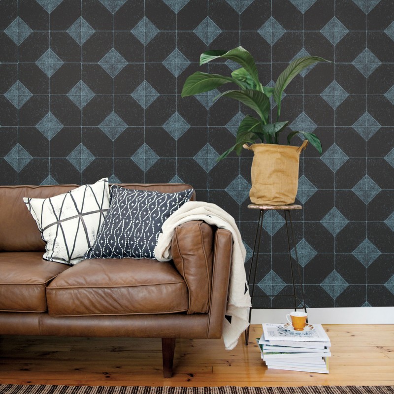 Tile Look Wallpaper