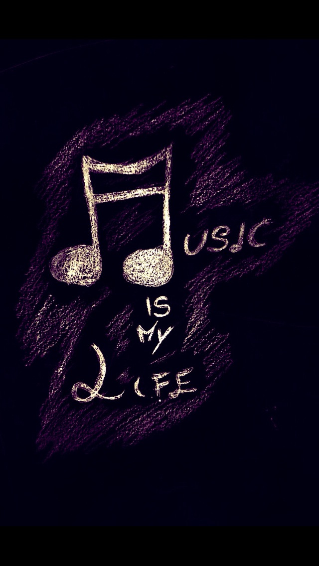 Music Is My Love Wallpaper iPhone