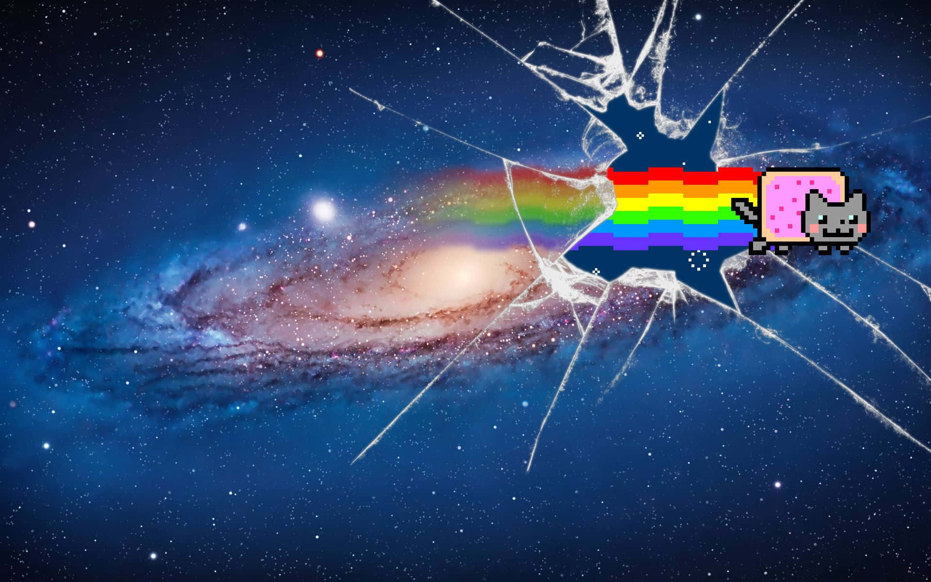 Galaxy Hipster Wallpaper