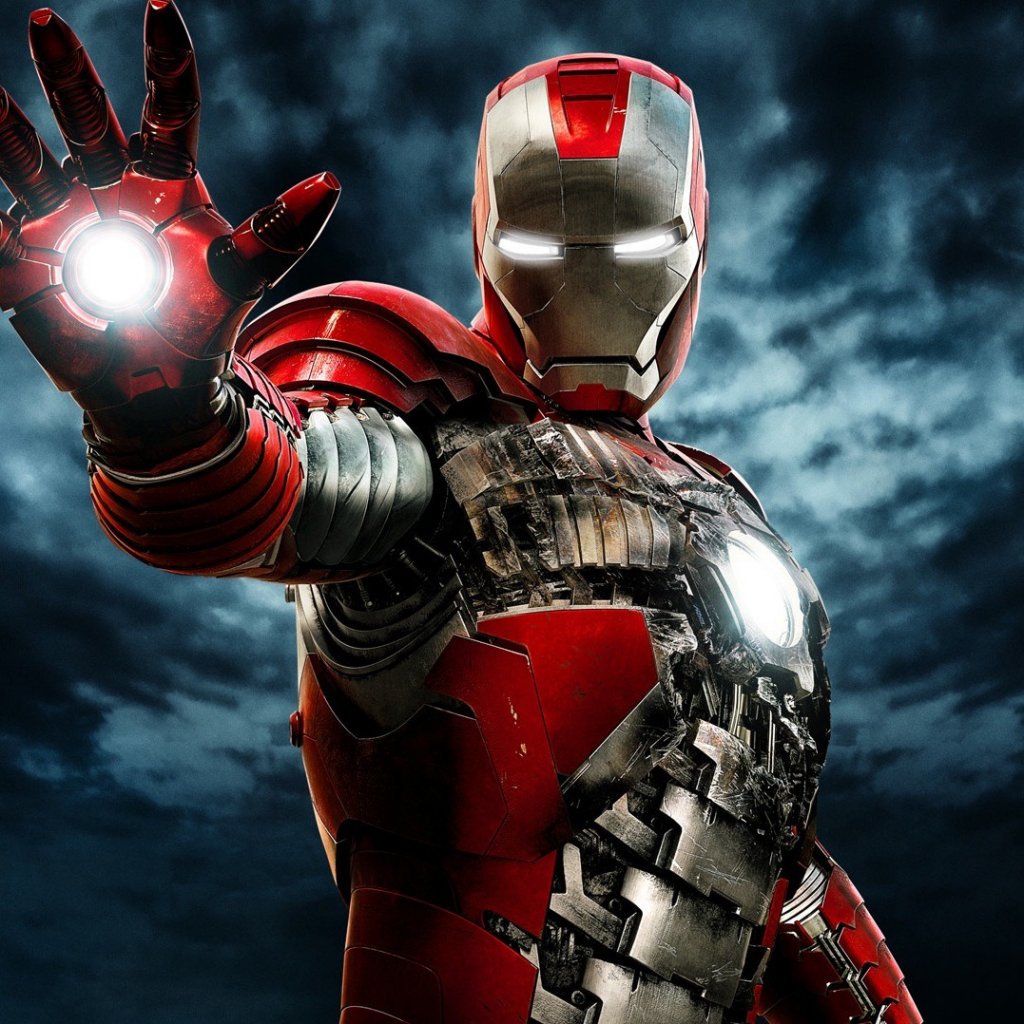 The Iron Man Suitcase Armor Imax One Sheet iPad Wallpaper