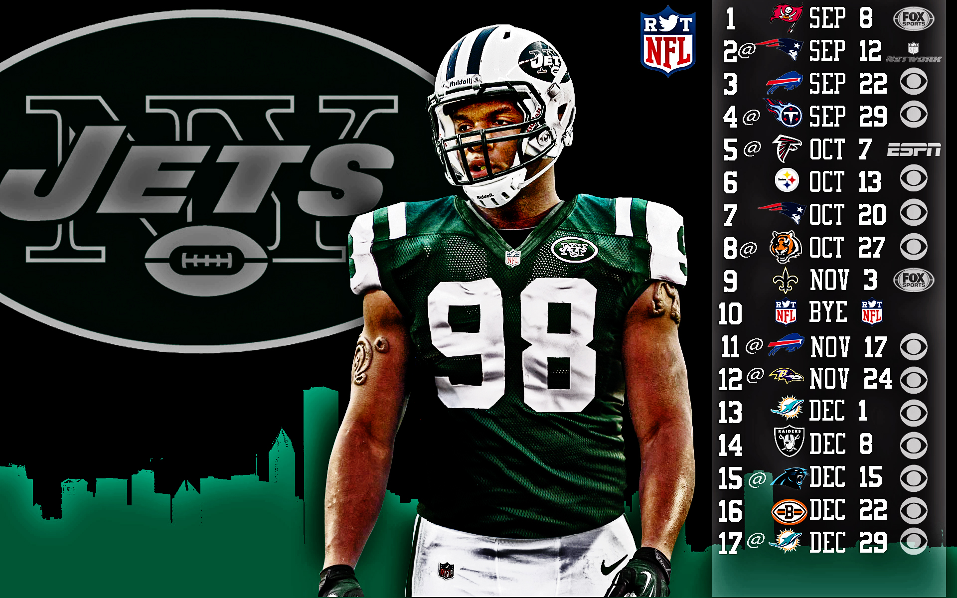 New York Jets Football Nfl Wallpaper Background