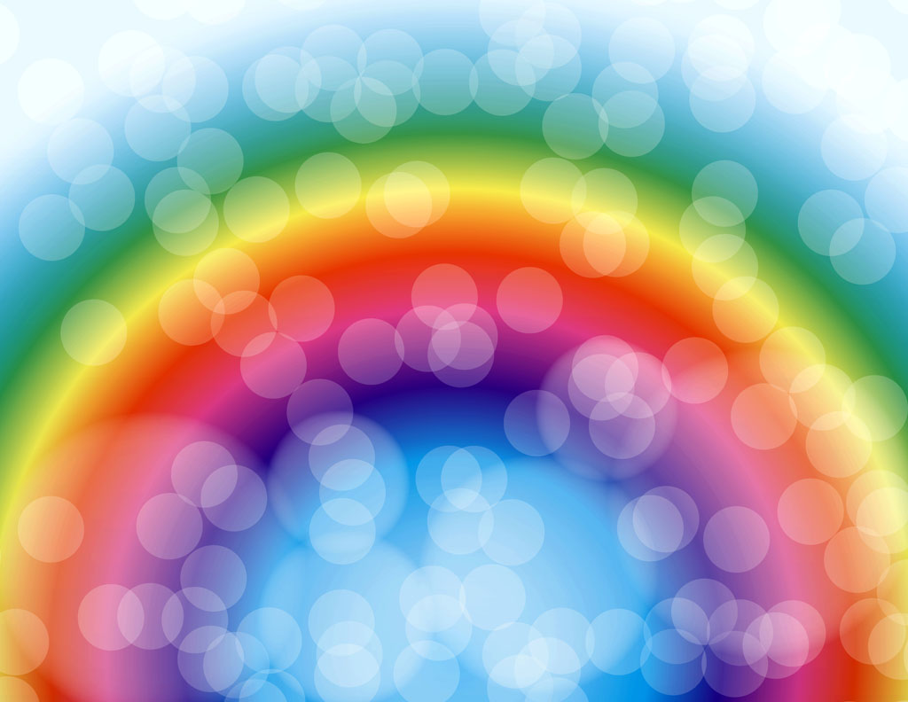 Rainbow Cartoon Background Image