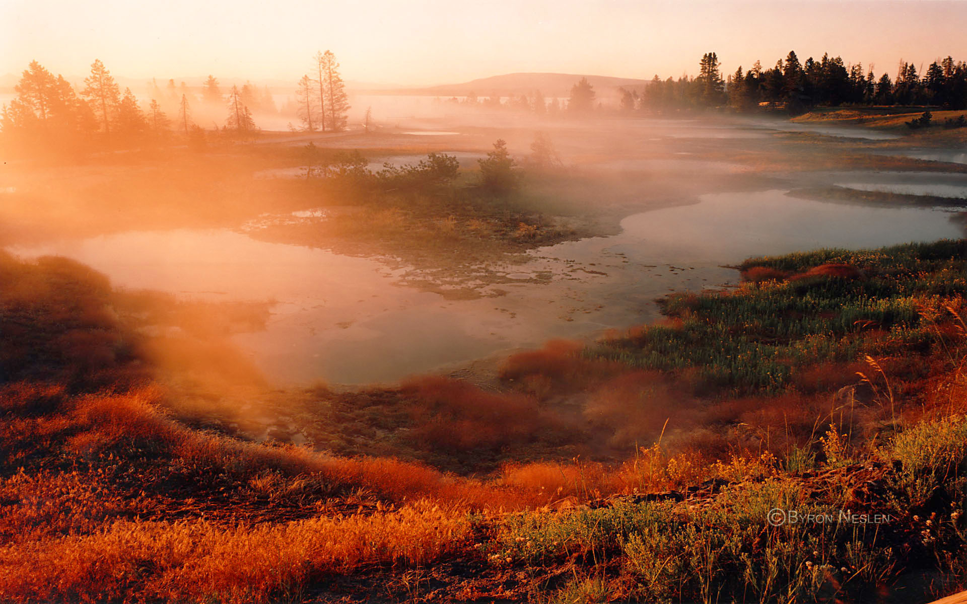 Neslen Yellowstone Lscapes Background Wallpaper HD