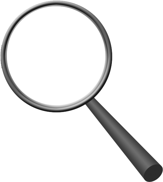 Magnifying Glass Isolated Wallpaper