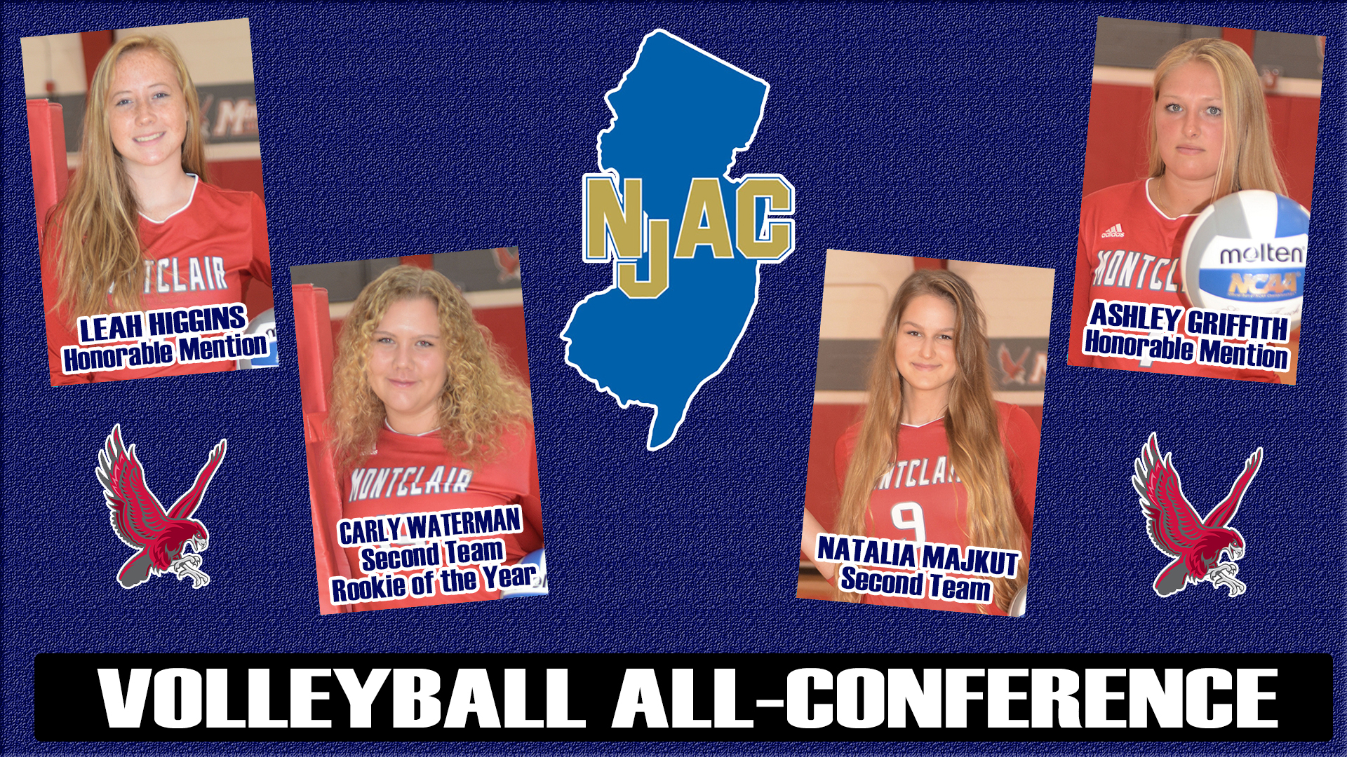Waterman Tabbed Njac Rookie Of The Year Four Named All Conference