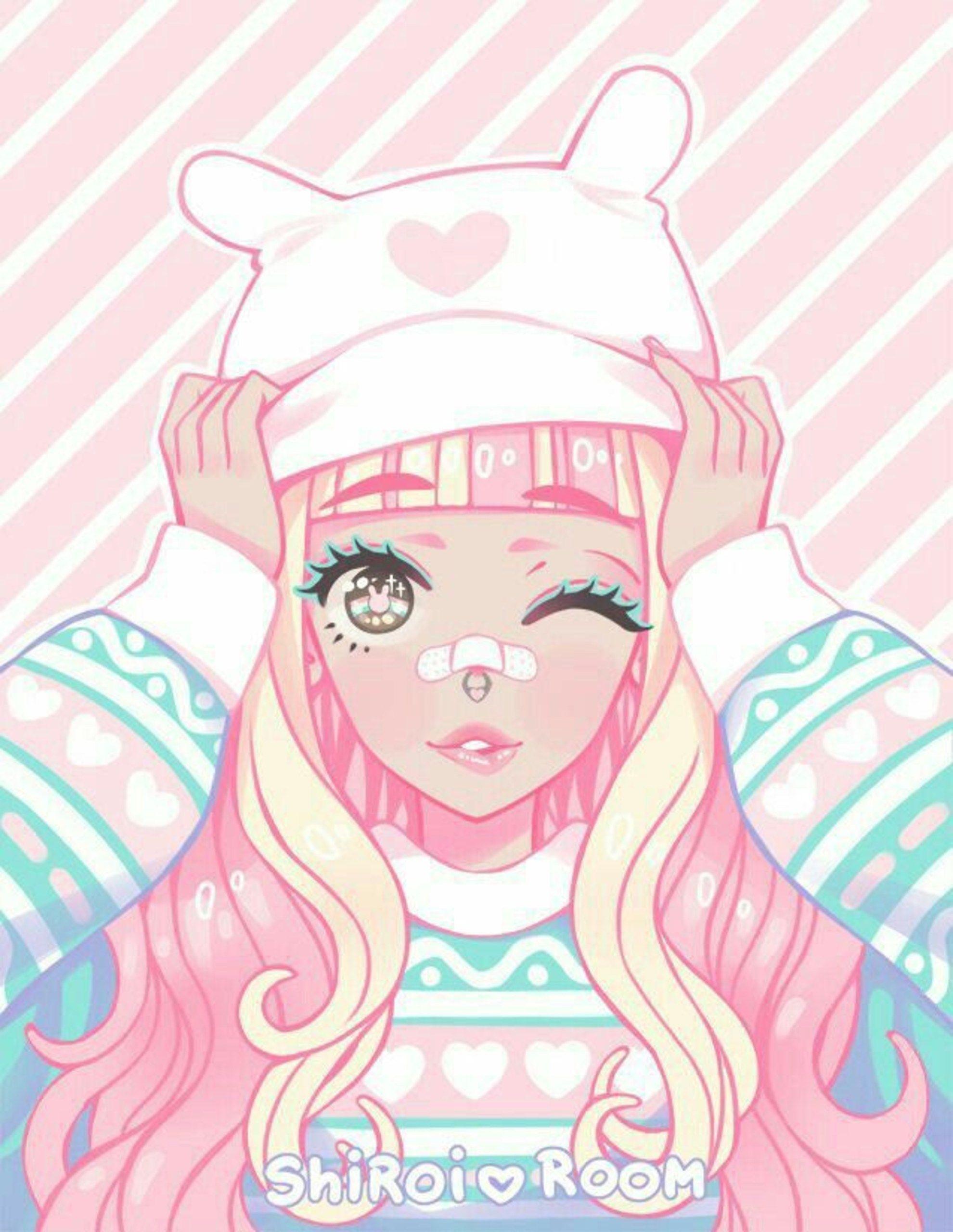 Cute Background Pink Anime Aesthetic Wallpaper