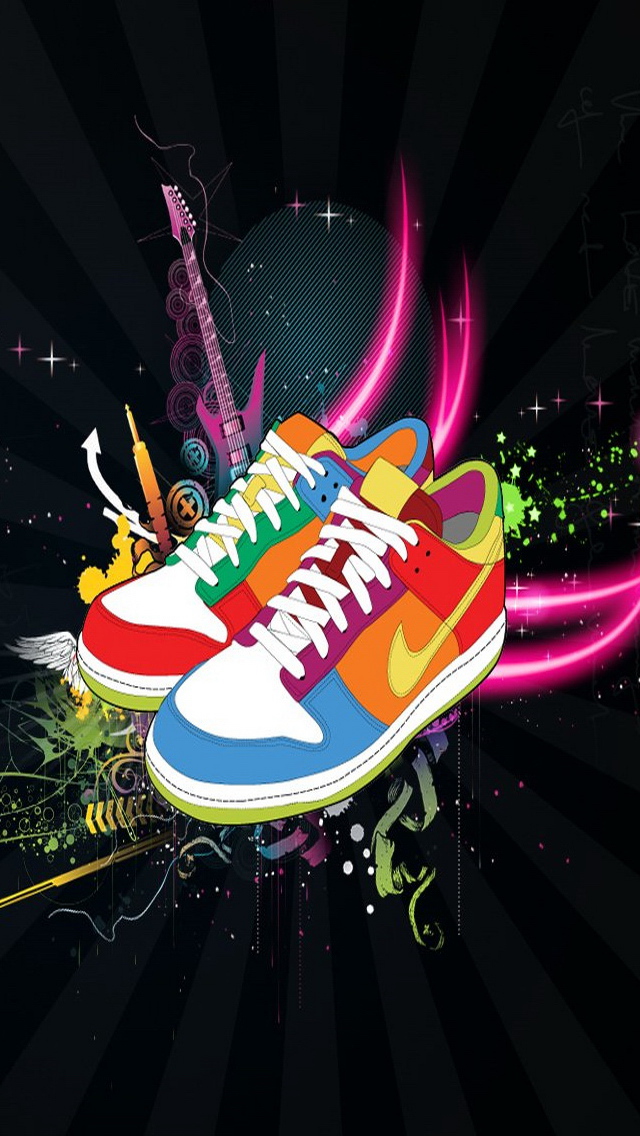 Nike Abstract Shoes 123mobilewallpaper