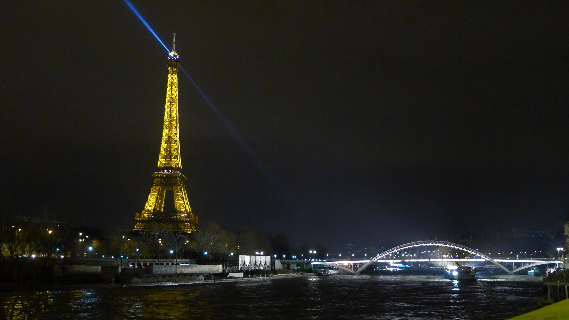 Eiffel Tower Paris Landscapes Cityscapes Night Architecture France