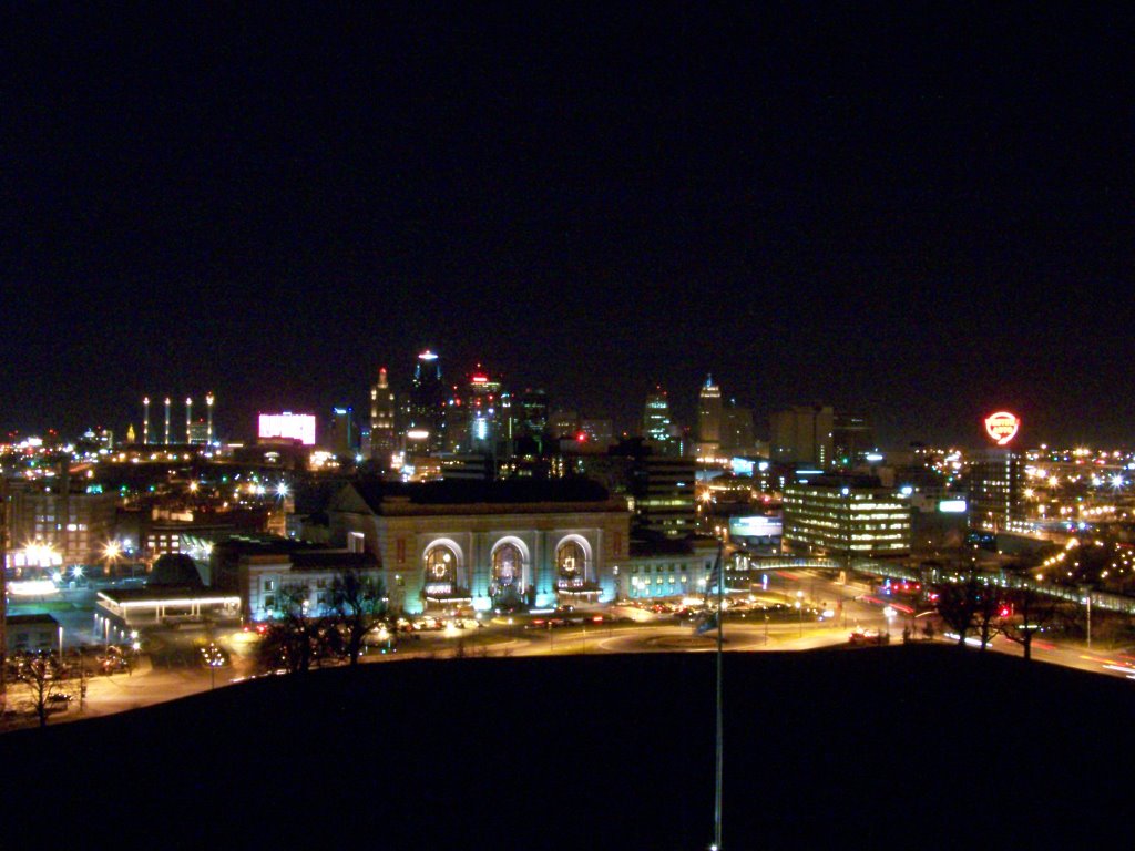 Kansas City Missouri Night Skyline HD Wallpaper For Your Desktop