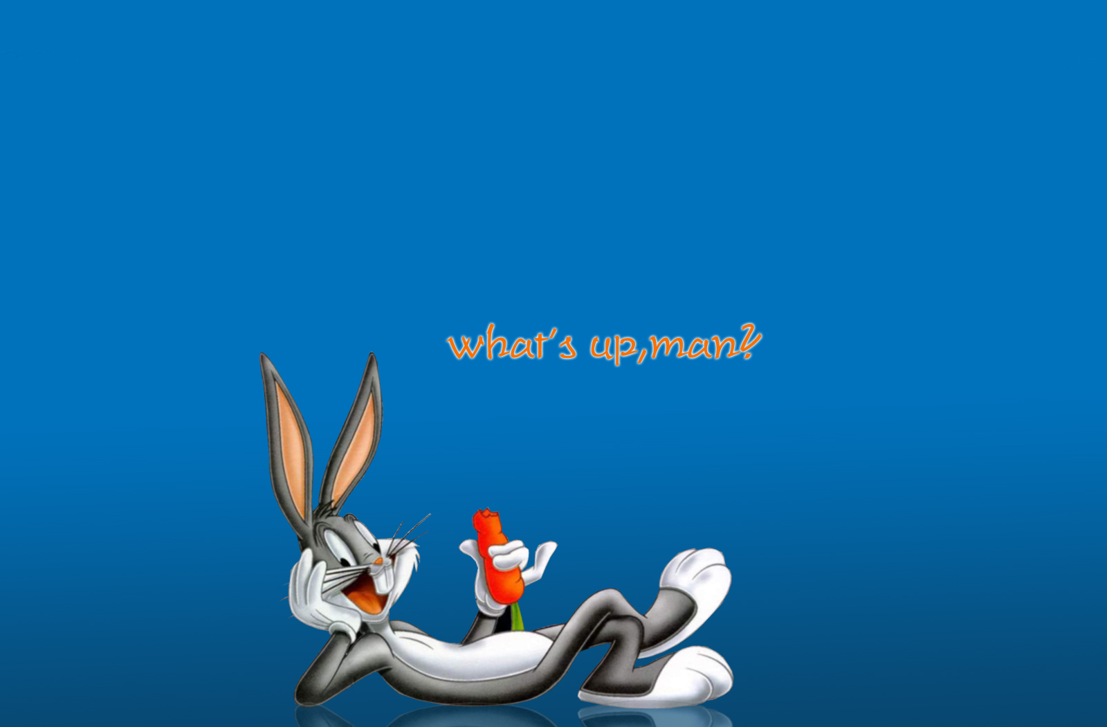 Wallpaper For Bugs Bunny Blue Screen On Badooy