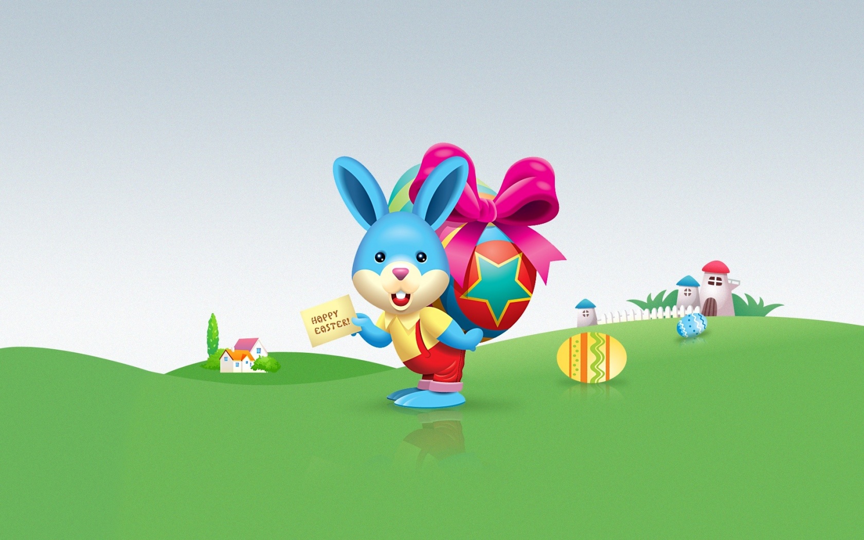 Cartoon Easter Bunny X Close