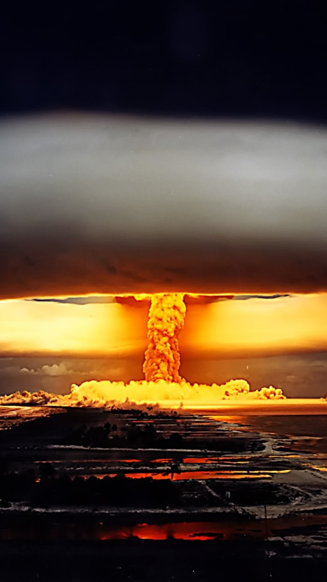 Nuclear Blast Wallpaper Explosion iPhone 5s