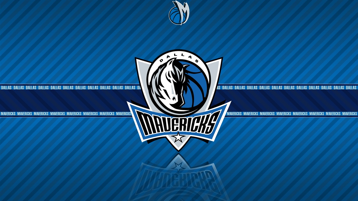 Team Dallas Mavericks Logo Reflection Image Gallery HD Wallpaper
