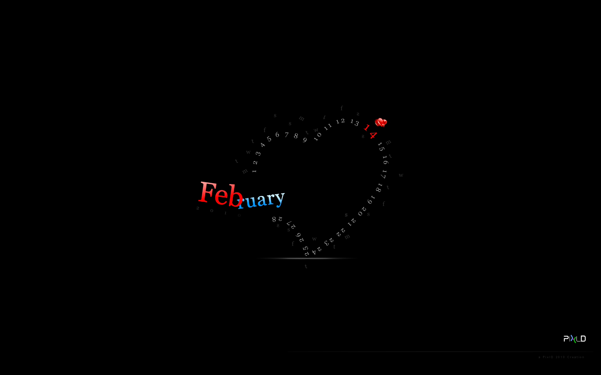 Desktop Wallpaper Valentine Love Black