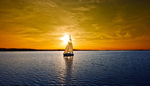 Sunset Beautiful Sailboat Boats Wallpaper Hi Res High Resolution