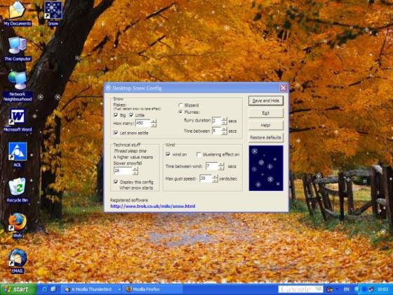 Desktop Snow For Windows Screensavers And Wallpaper