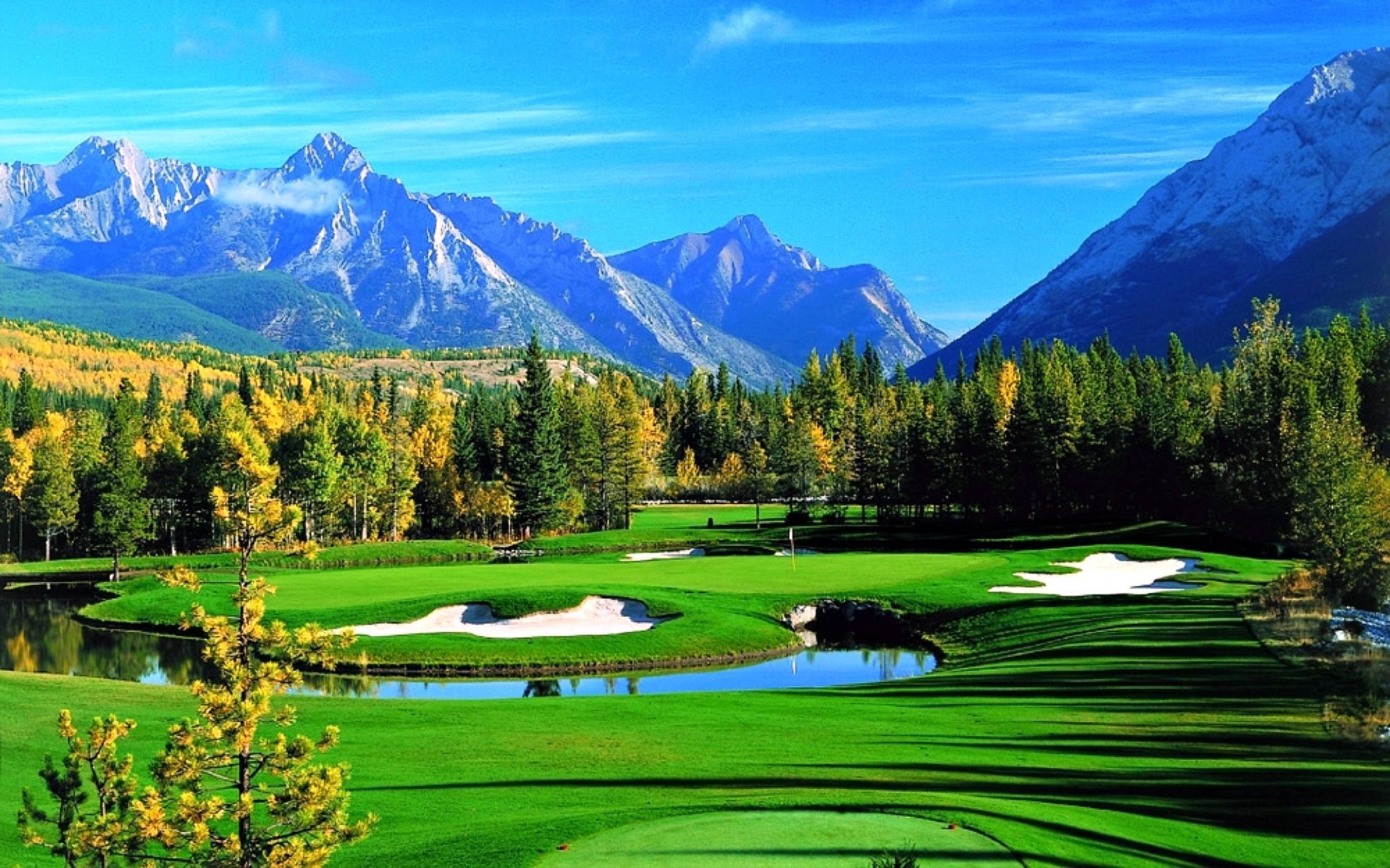 Scenic Golf Course Wallpaper At Wallpaperbro