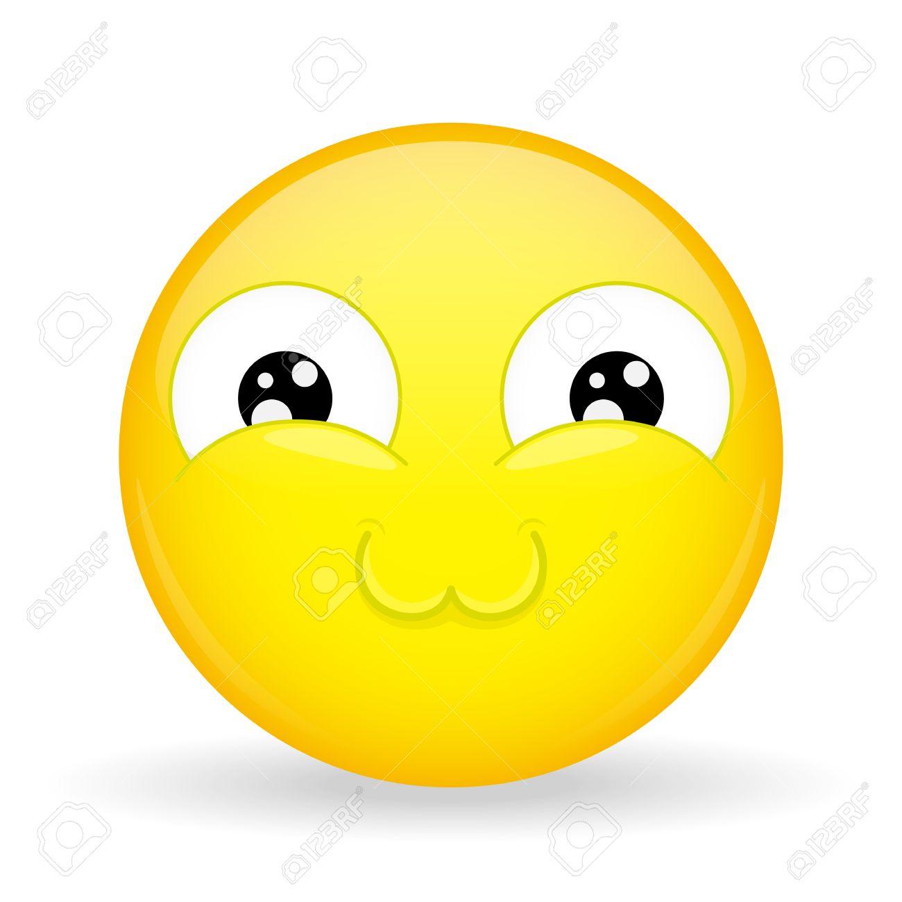Very Cute Emoji Melt Emotion Sweet Emoticon Cartoon Style