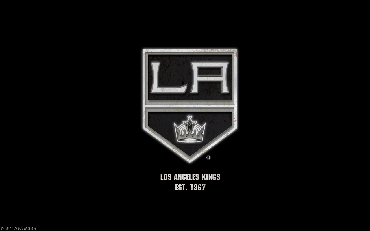 Los Angeles Kings Metallic Logo Wallpaper By wildwing64 On