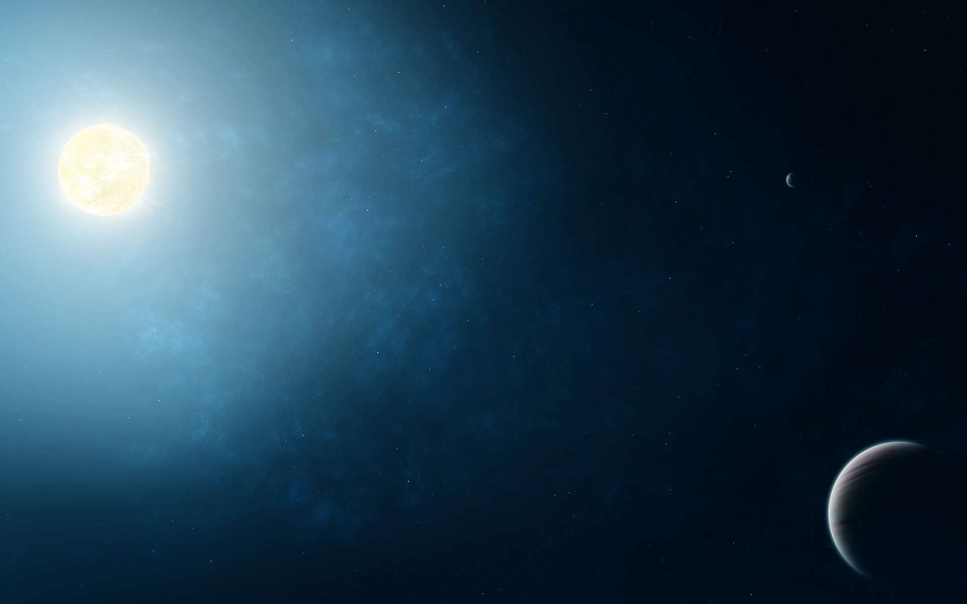 Luminous Gas Giant Wallpaper And Image Pictures