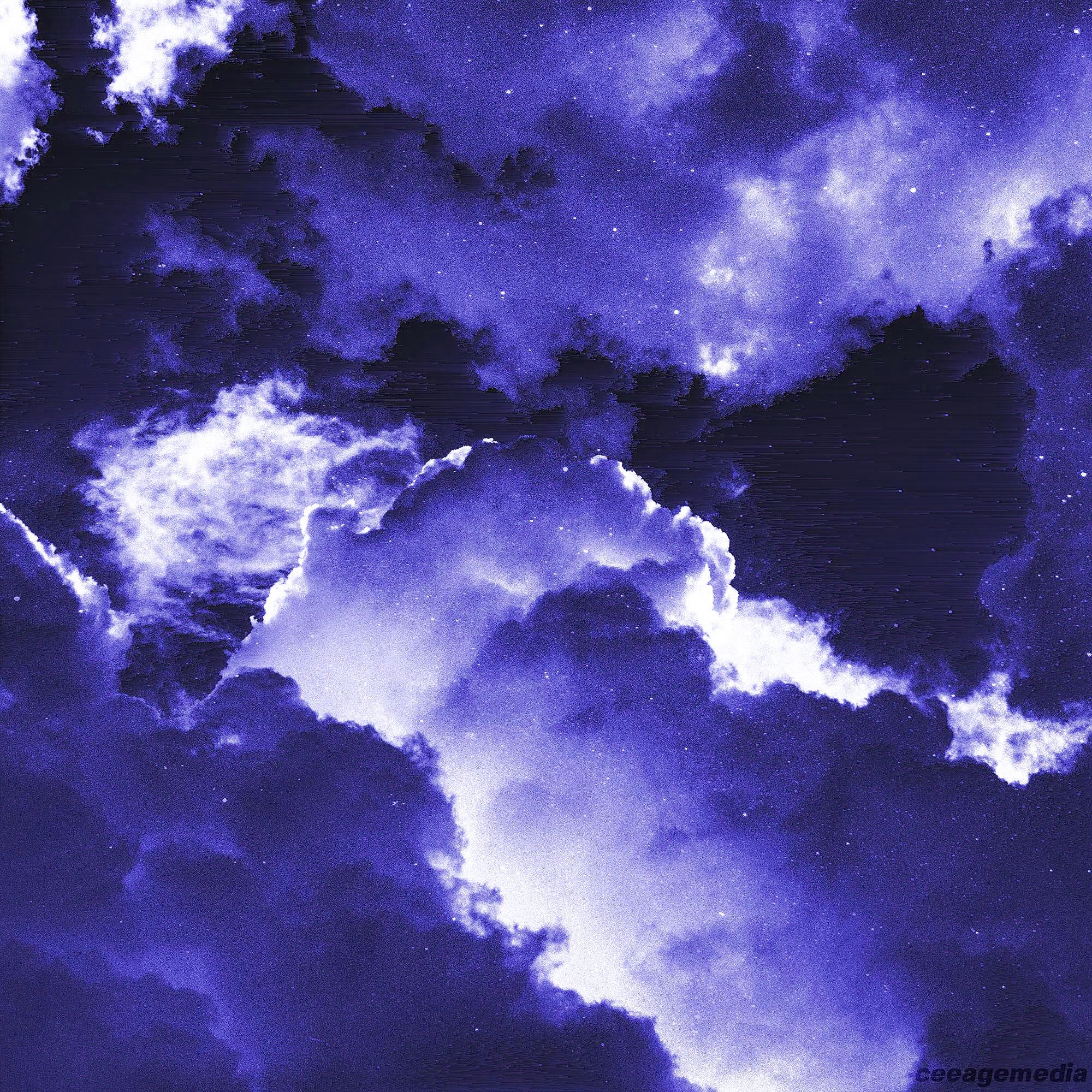 Indigo Clouds By Bigcockorigi Wallpaper