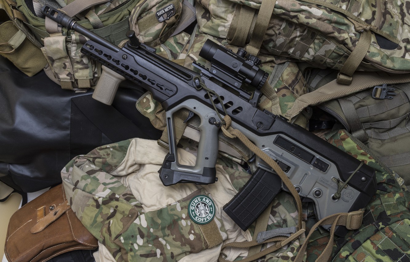 Wallpaper Weapons Machine Rifle Assault Tavor Tar Image