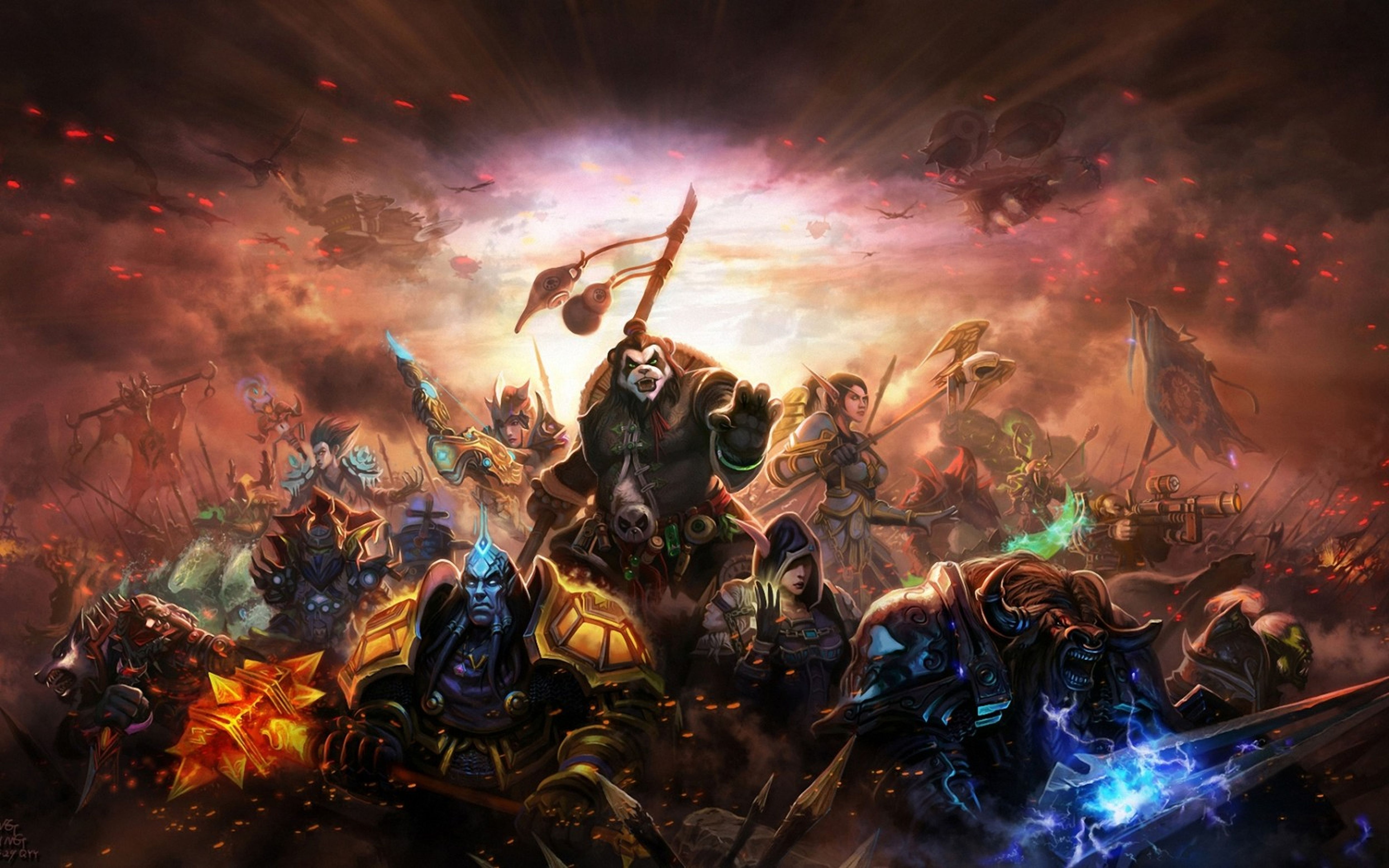 Warcraft Mists Of Pandaria HD Wallpaper Background