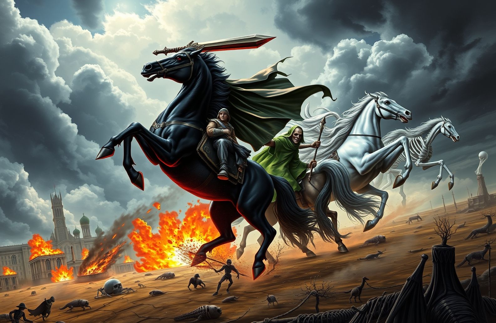 Four Horsemen Of The Apocalypse Wallpaper