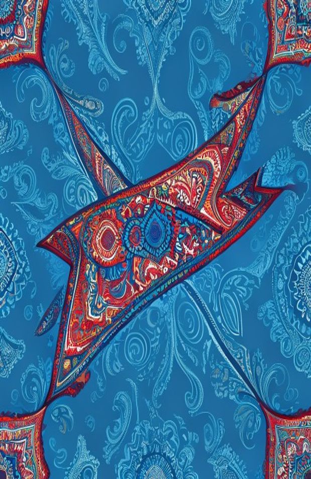 Blue Bandana Wallpaper