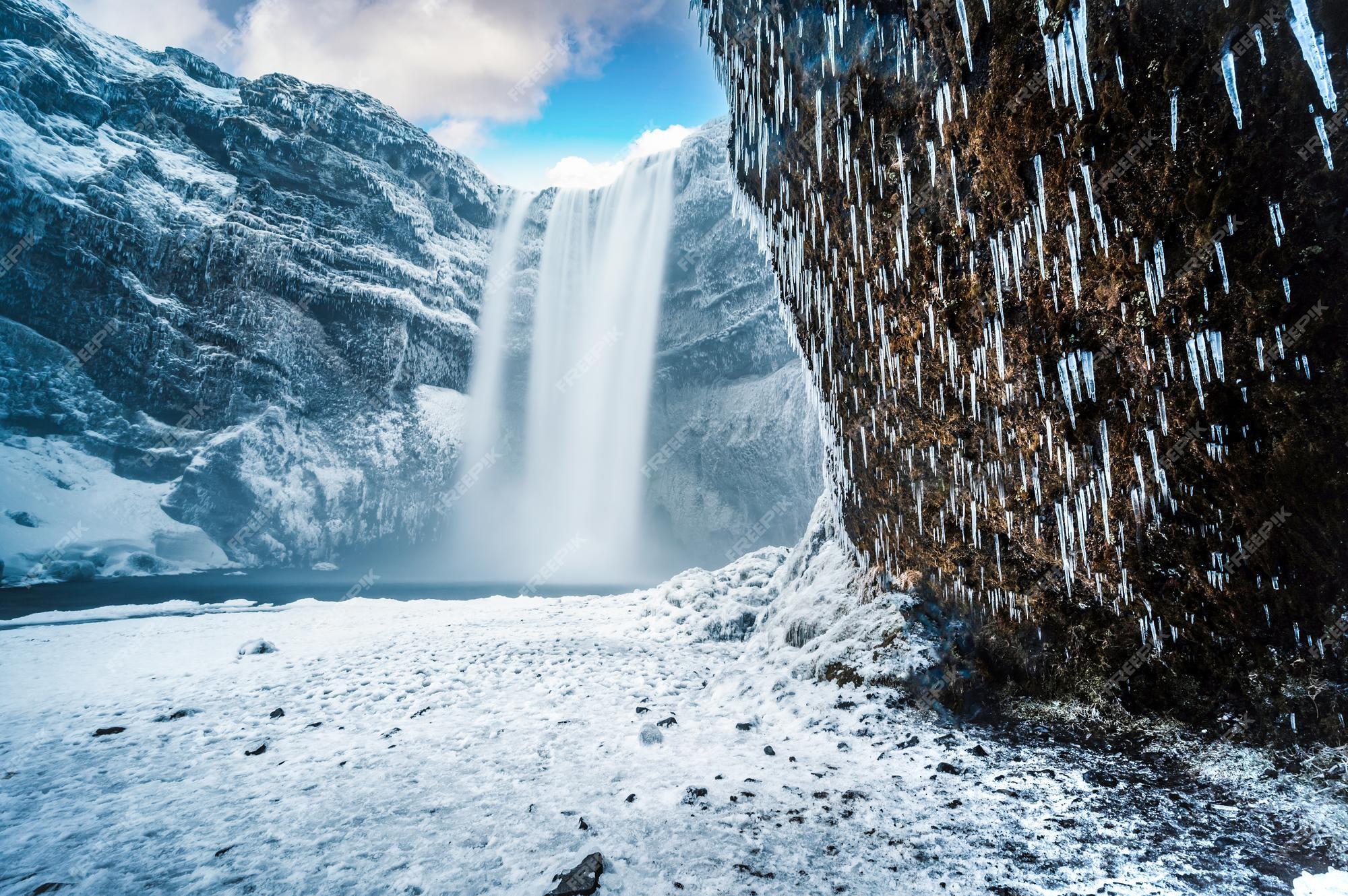 Premium Photo Majestic Nature Of Winter Iceland Impressively