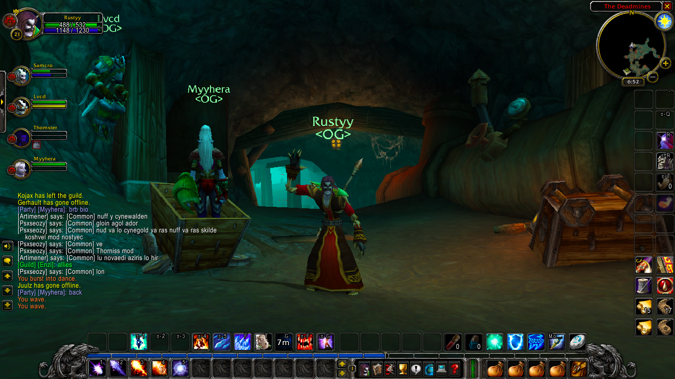 Made Our Way Over To Deadmines Had A Bast For The Alliance On