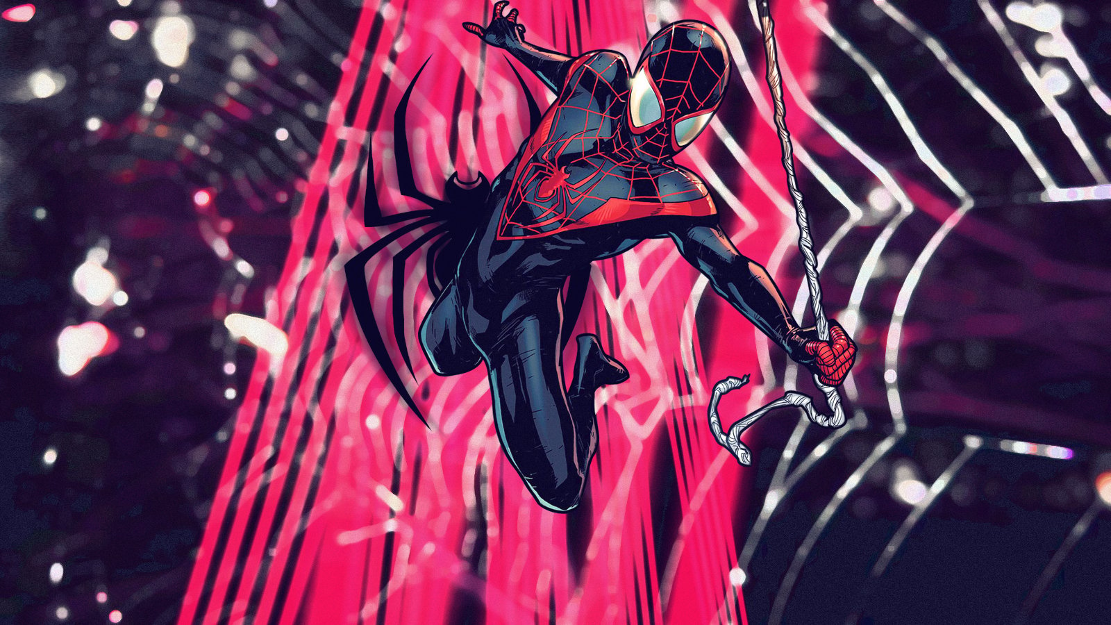 Ultimate Spider Man Miles Wallpaper by Squiddytron on
