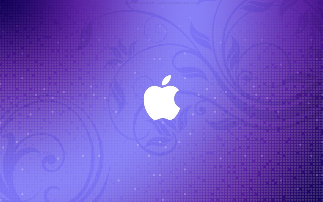 Snazzy Purple Apple Desktop Background Ideas Of