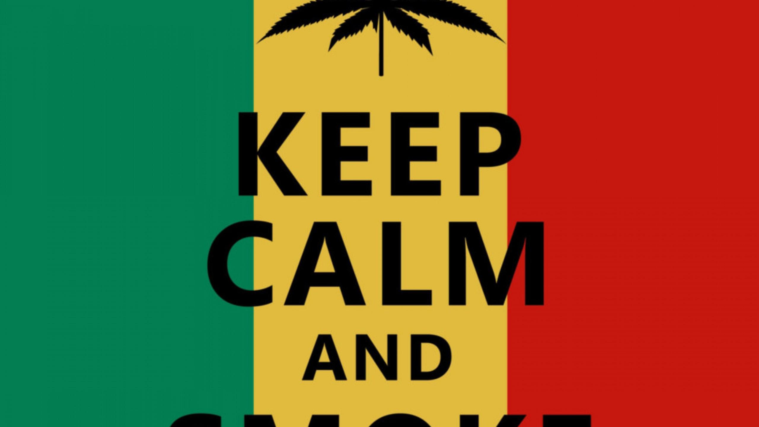 Free download Keep Calm and Smoke 2560x1440 HD Weed Wallpapers