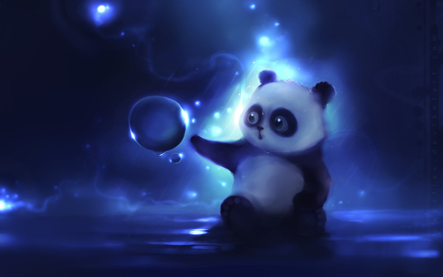 animals DeviantART panda bears artwork Apofiss