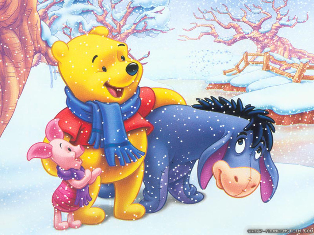 Christmas Winnie The Pooh Wallpaper