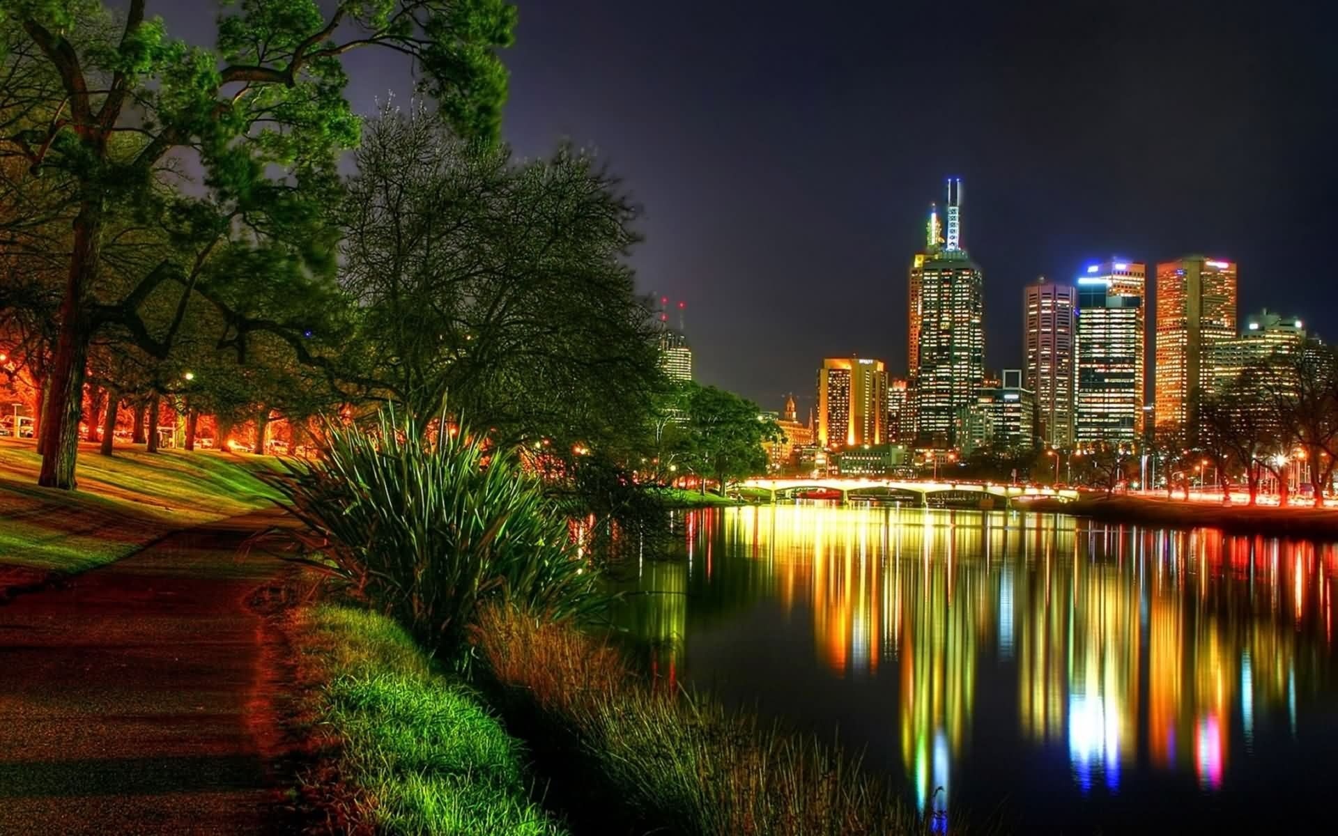 City At Night Wallpaper