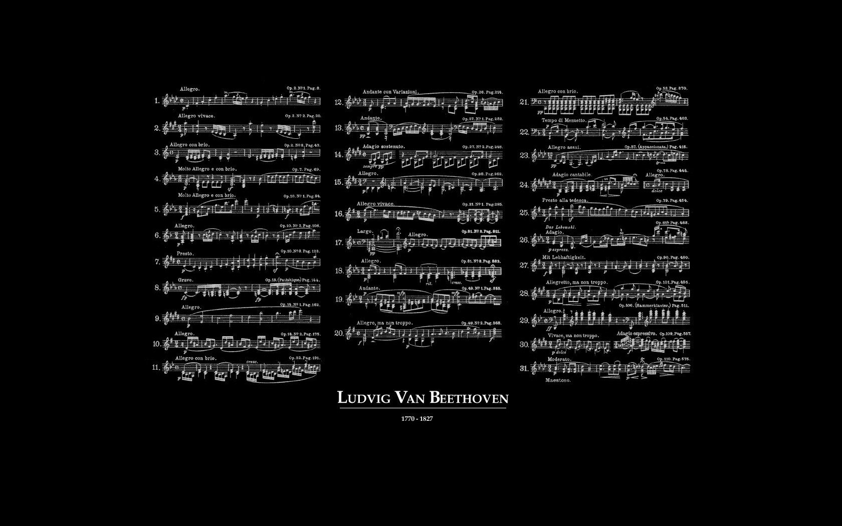 Ludwig Van Beethoven HD Wallpaper Background Image