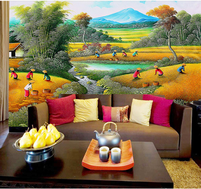 landscape large mural wallpaper backdrop living room bedroom wallpaper