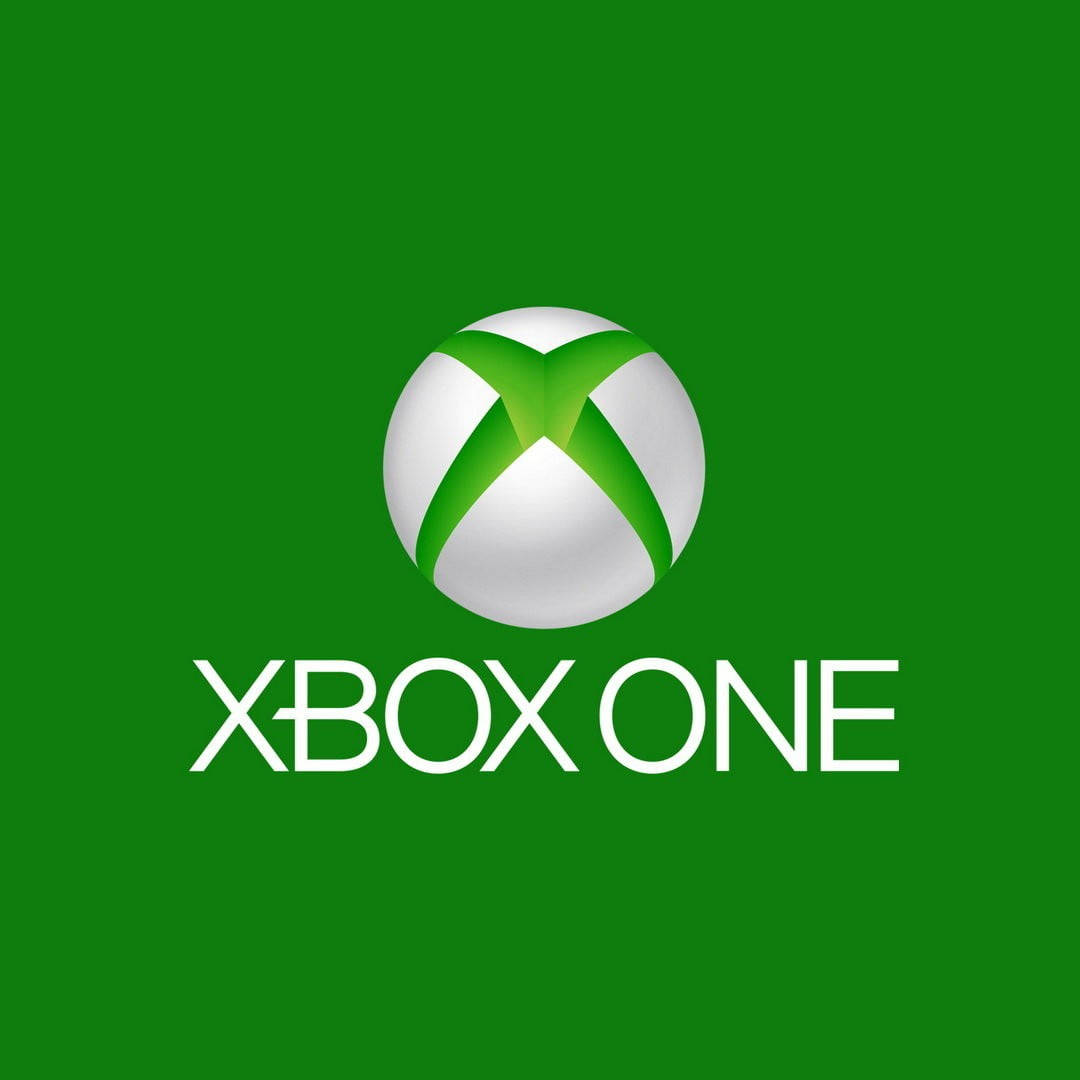 Xbox One logo on a green background