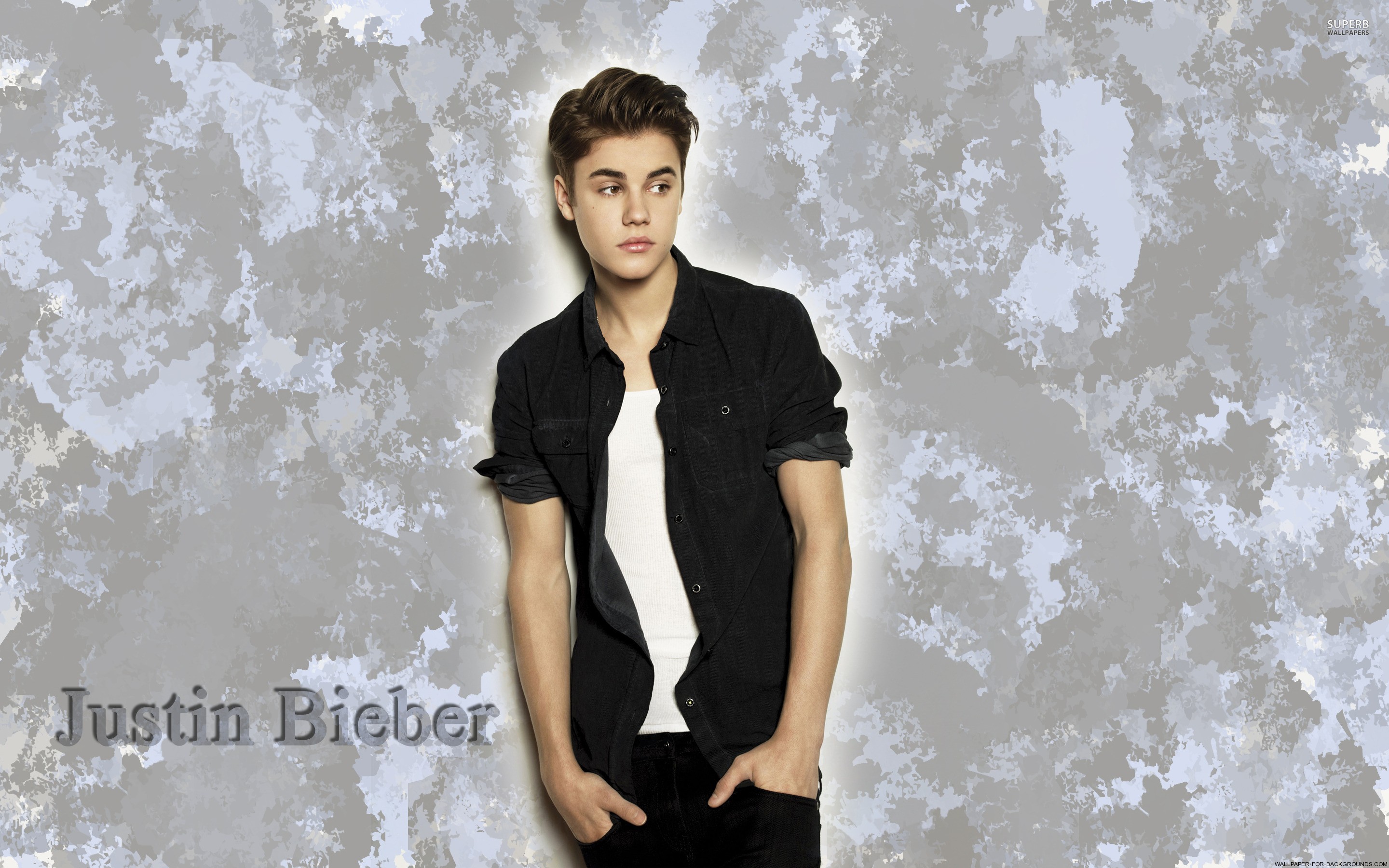 Justin Bieber Wallpaper Black Shirt HD Desktop 4k