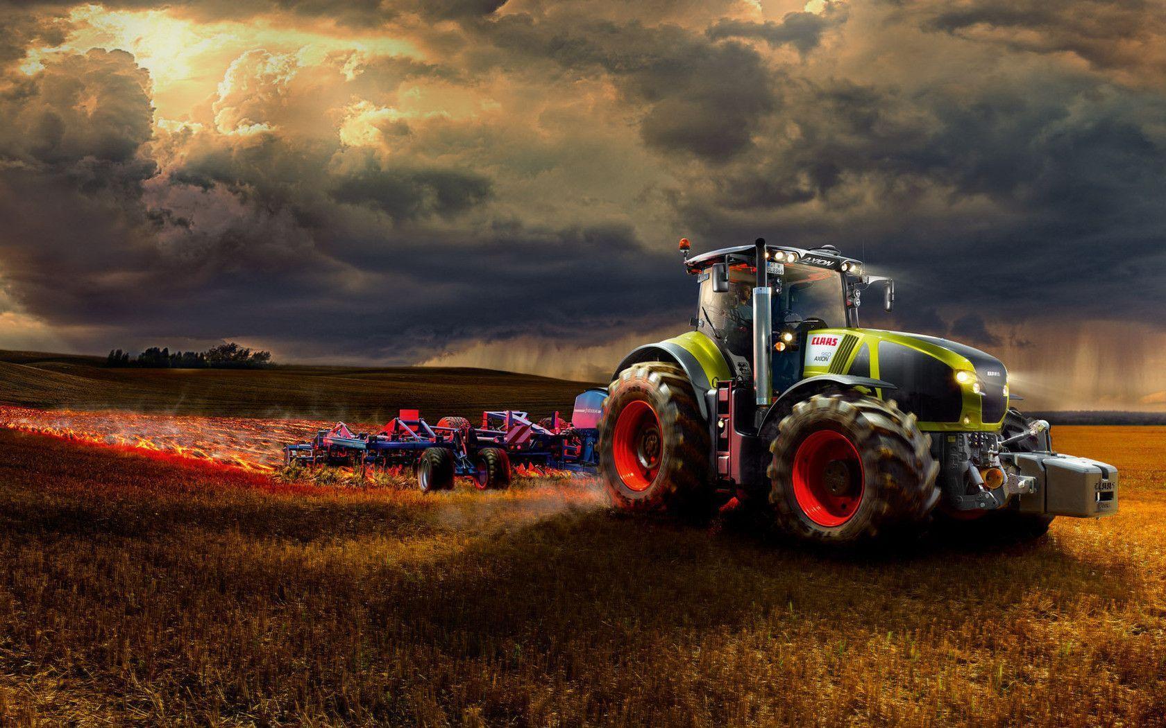 Tractor Wallpaper Top Background