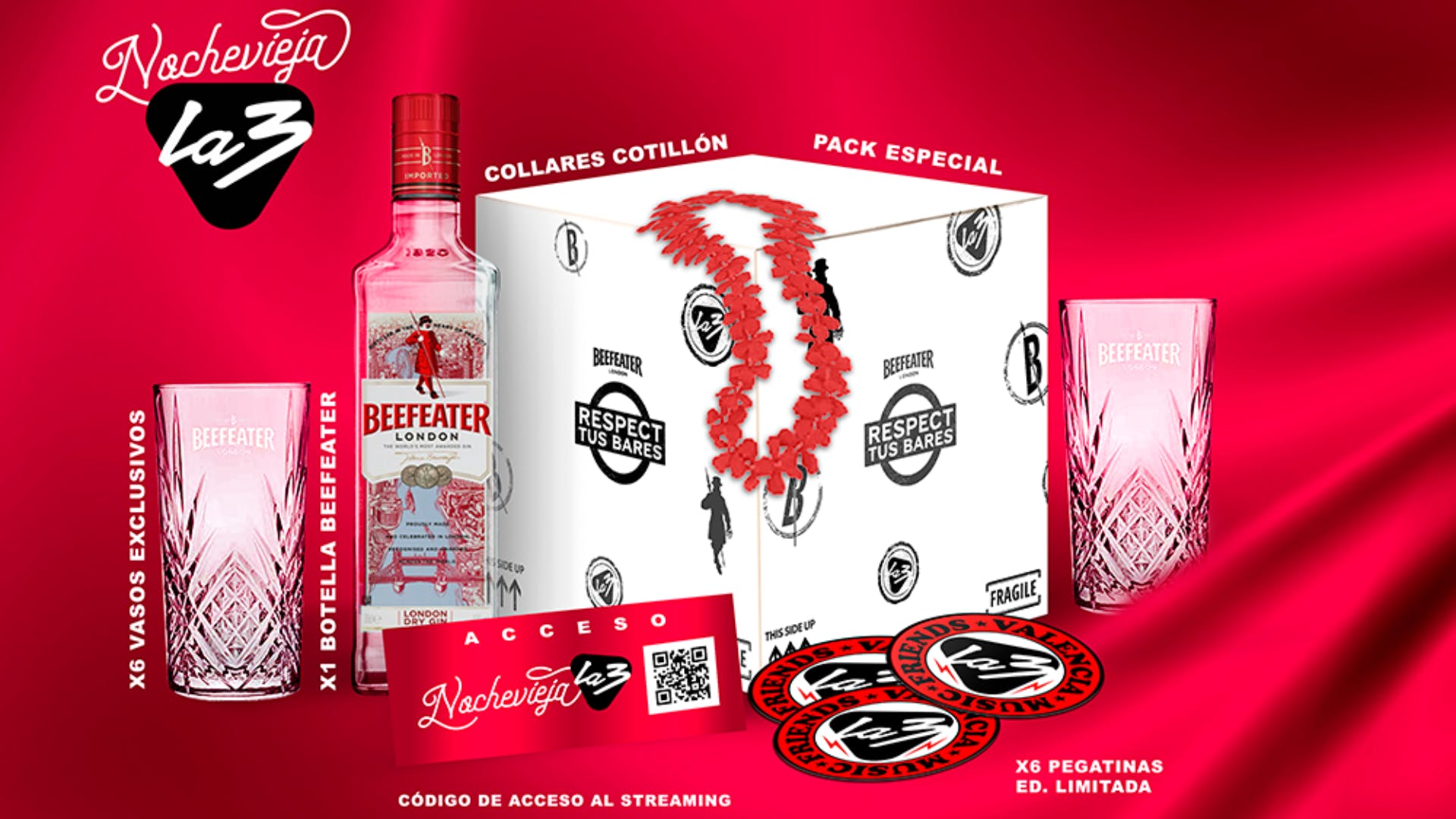 Streaming Box Nochevieja Con La3 Y Beefeater Musement