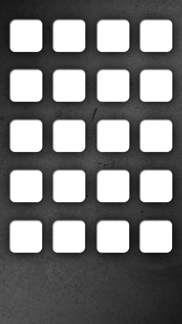 Clean App Borders With Dark Background iPhone 5s 5c Wallpaper