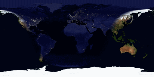 Of The Earth Based On Nasa S Blue Marble Next And City Lights