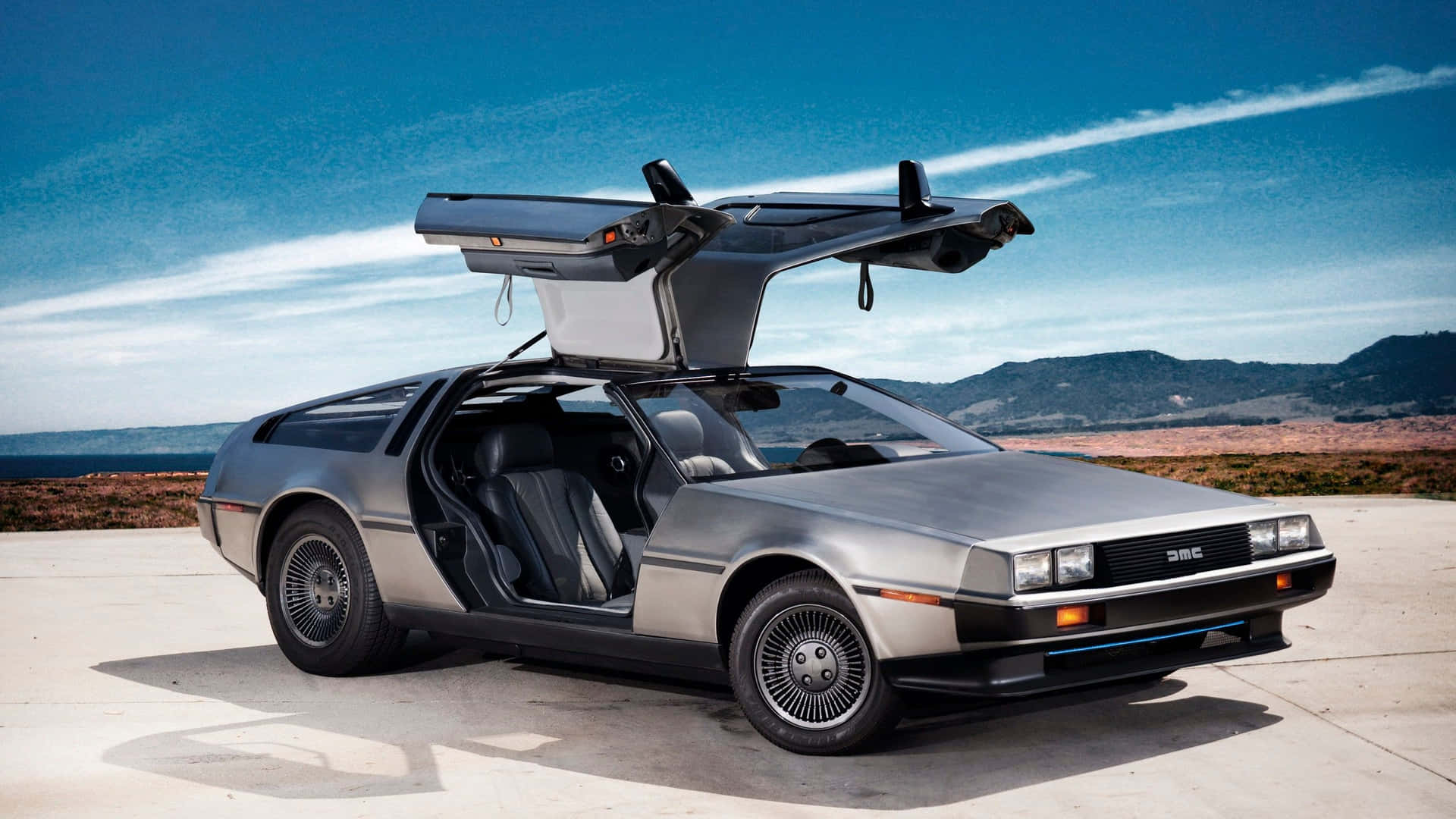 Delorean 4k Wallpaper