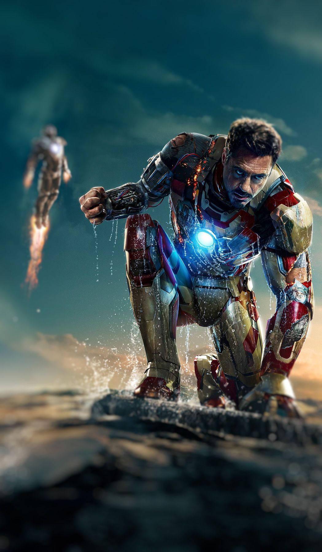 Robert Downey Jr Iron Man Phone Wallpaper