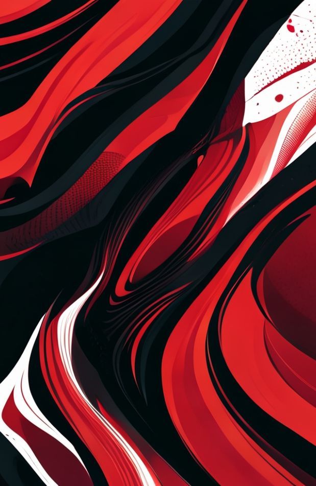 Black And Red Abstract Wallpaper